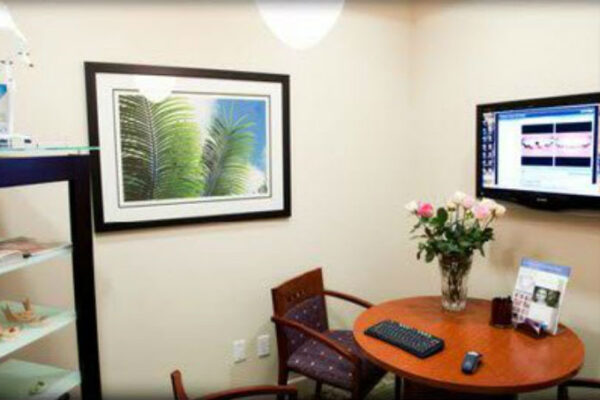 waiting room with table
